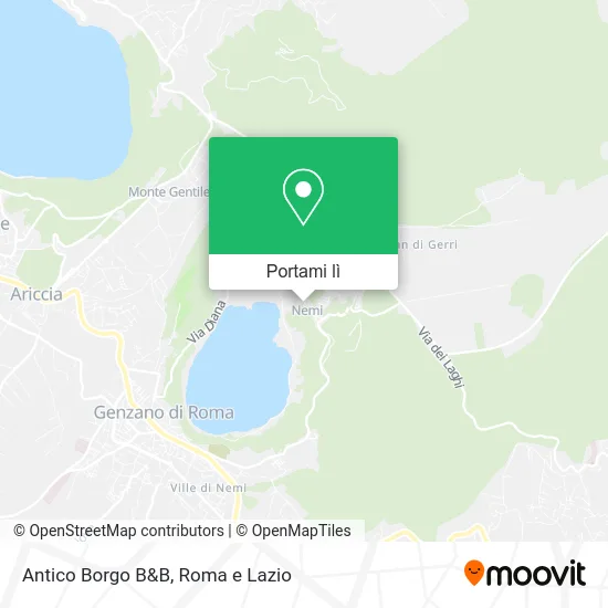Mappa Antico Borgo B&B