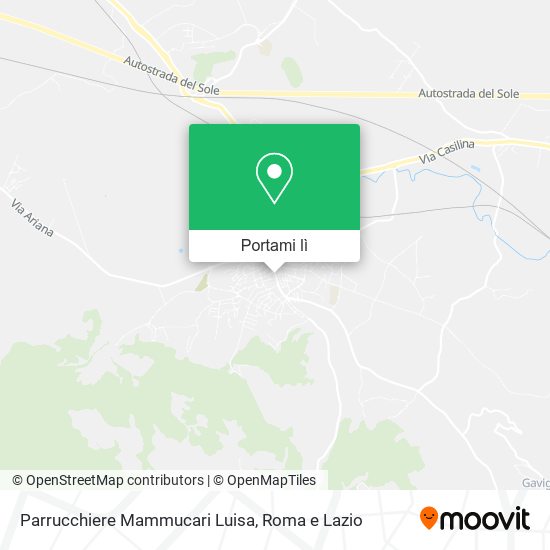 Mappa Parrucchiere Mammucari Luisa