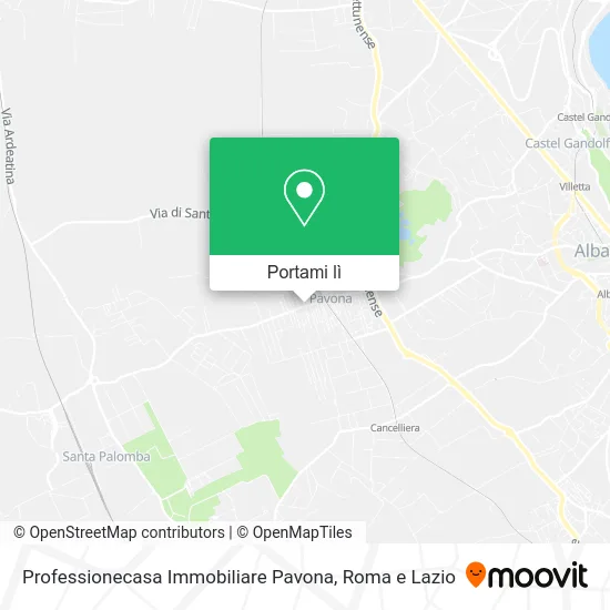 Mappa Professionecasa Immobiliare Pavona
