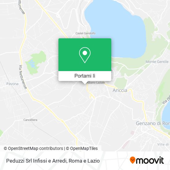 Mappa Peduzzi Srl Infissi e Arredi