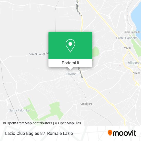 Mappa Lazio Club Eagles 87