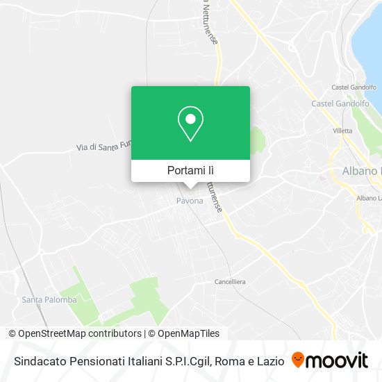 Mappa Sindacato Pensionati Italiani S.P.I.Cgil