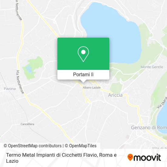 Mappa Termo Metal Impianti di Cicchetti Flavio