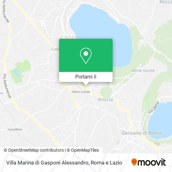 Mappa Villa Marina di Gasponi Alessandro