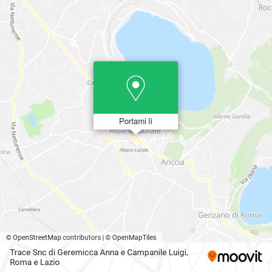 Mappa Trace Snc di Geremicca Anna e Campanile Luigi