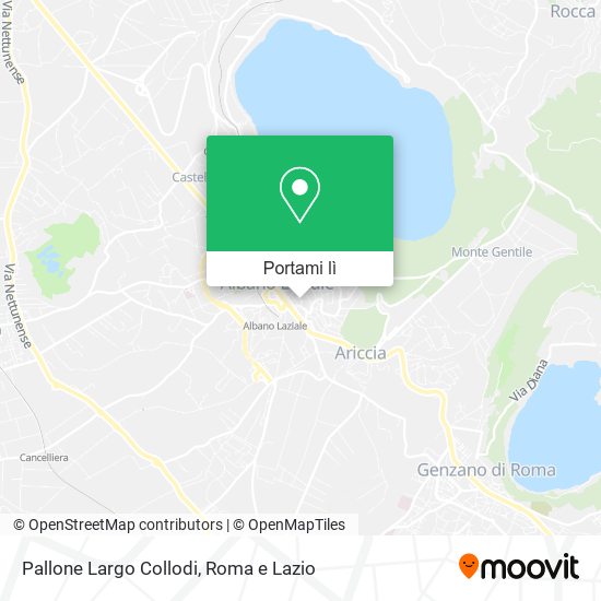 Mappa Pallone Largo Collodi