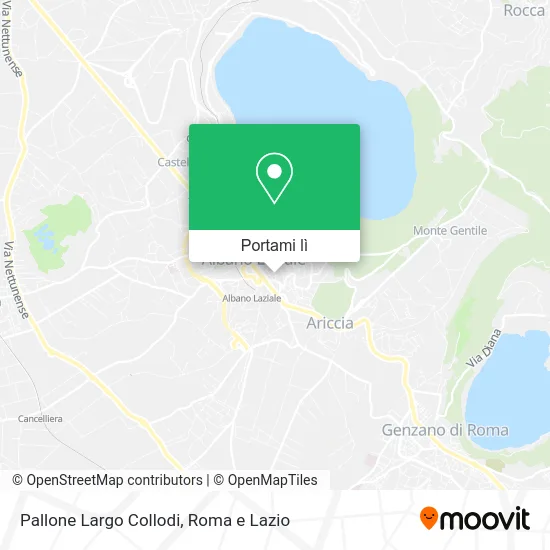 Mappa Pallone Largo Collodi