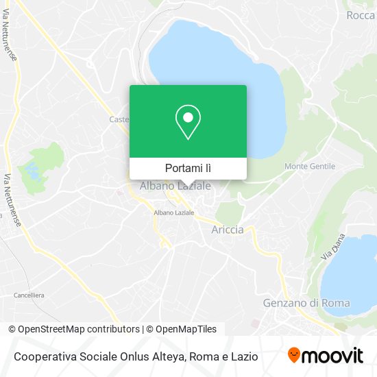 Mappa Cooperativa Sociale Onlus Alteya