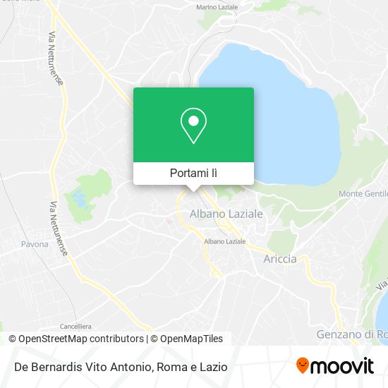 Mappa De Bernardis Vito Antonio