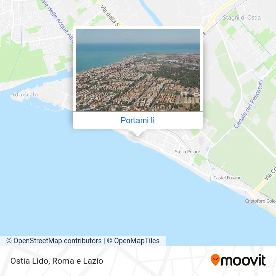 Mappa Ostia Lido