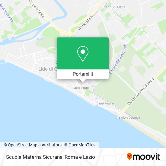 Mappa Scuola Materna Sicurana