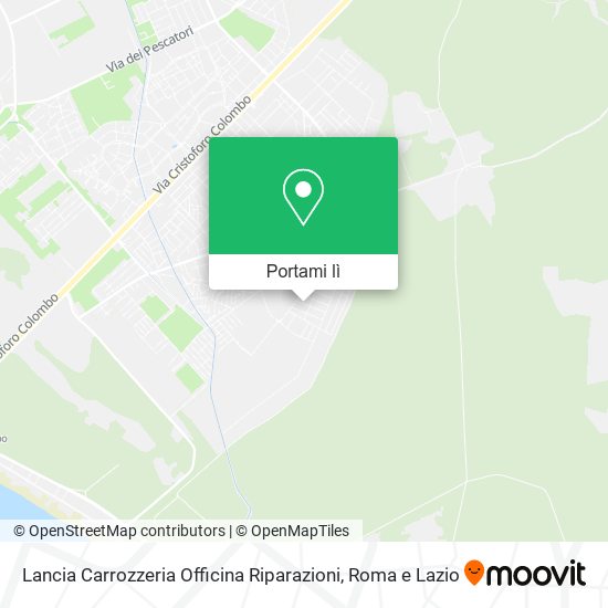 Mappa Lancia Carrozzeria Officina Riparazioni