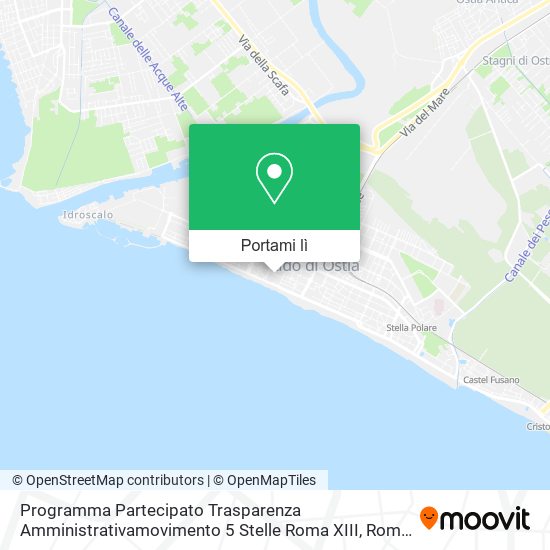 Mappa Programma Partecipato Trasparenza Amministrativamovimento 5 Stelle Roma XIII