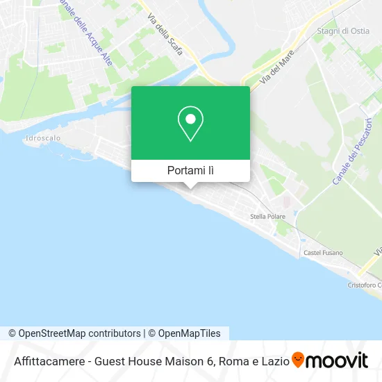 Mappa Affittacamere - Guest House Maison 6