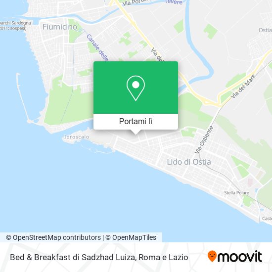 Mappa Bed & Breakfast di Sadzhad Luiza