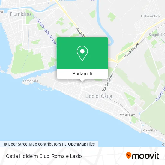 Mappa Ostia Holde'm Club