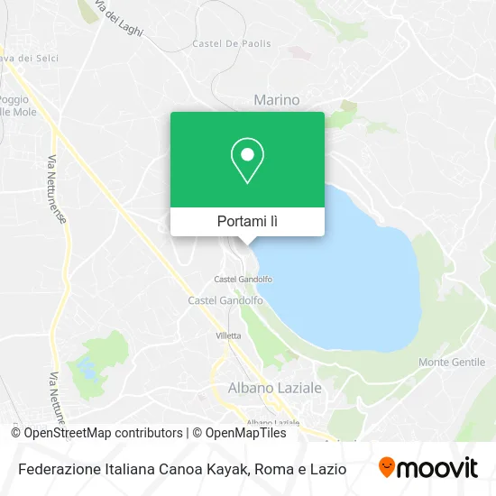 Mappa Federazione Italiana Canoa Kayak