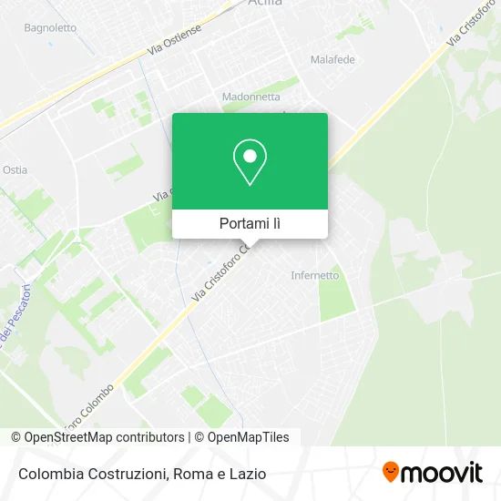 Mappa Colombia Costruzioni