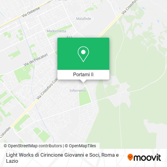 Mappa Light Works di Cirincione Giovanni e Soci