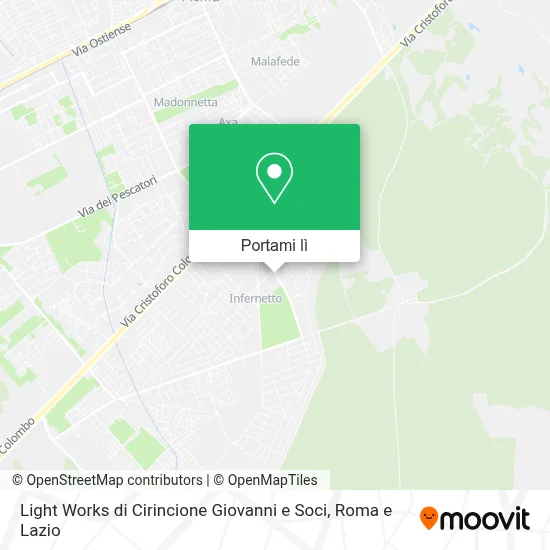 Mappa Light Works di Cirincione Giovanni e Soci
