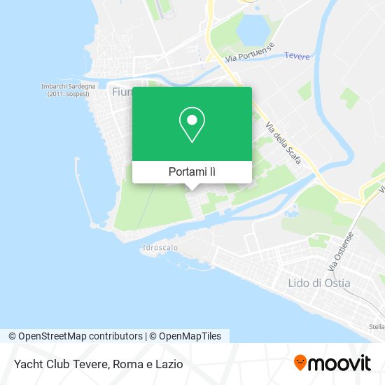 Mappa Yacht Club Tevere