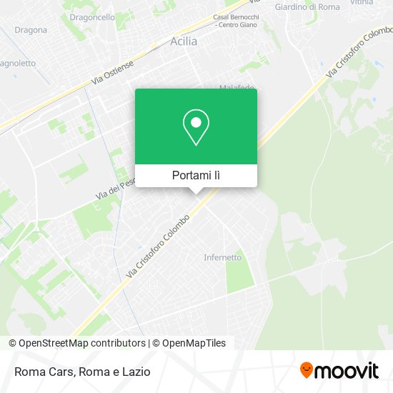 Mappa Roma Cars