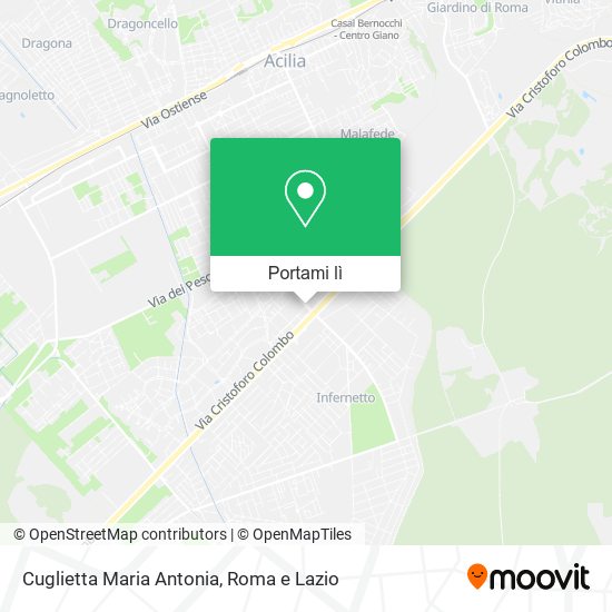 Mappa Cuglietta Maria Antonia