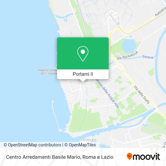 Mappa Centro Arredamenti Basile Mario