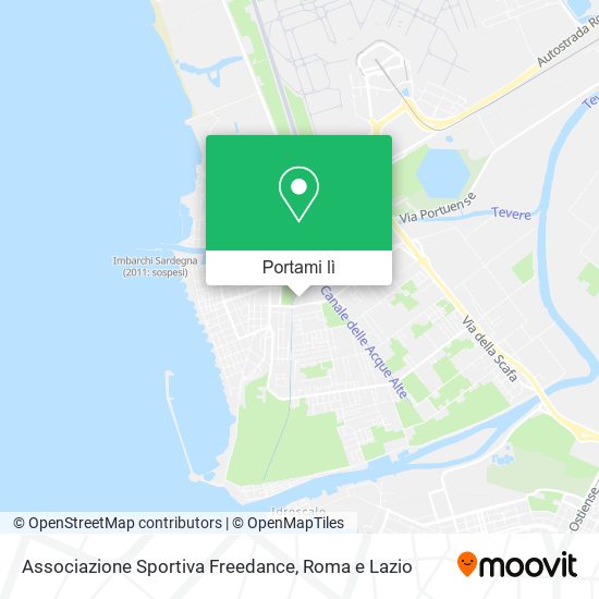 Mappa Associazione Sportiva Freedance