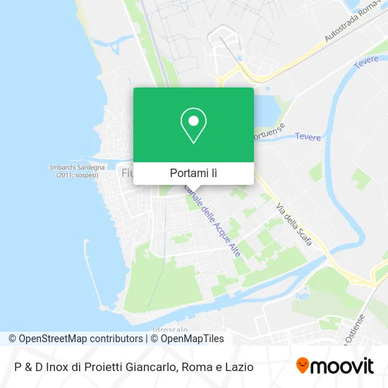 Mappa P & D Inox di Proietti Giancarlo