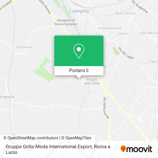 Mappa Gruppo Grillo Moda International Export