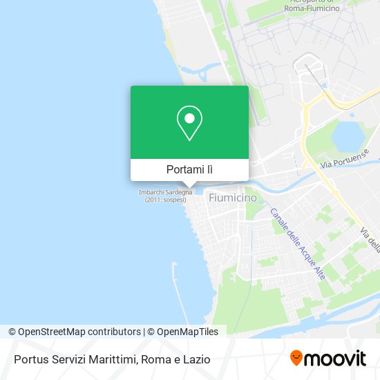 Mappa Portus Servizi Marittimi