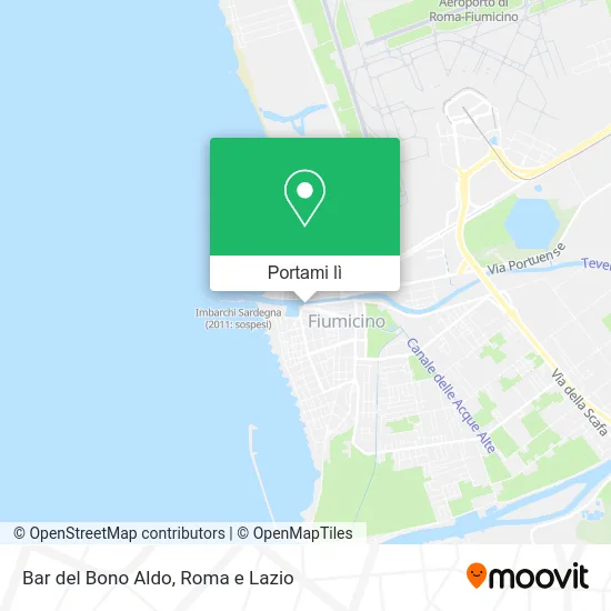 Mappa Bar del Bono Aldo