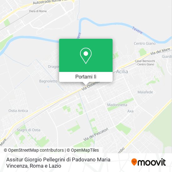 Mappa Assitur Giorgio Pellegrini di Padovano Maria Vincenza