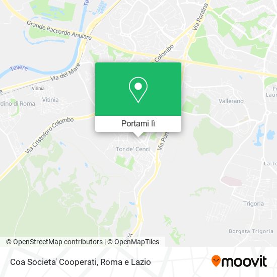Mappa Coa Societa' Cooperati