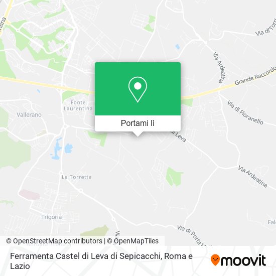 Mappa Ferramenta Castel di Leva di Sepicacchi