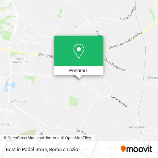 Mappa Best in Padel Store