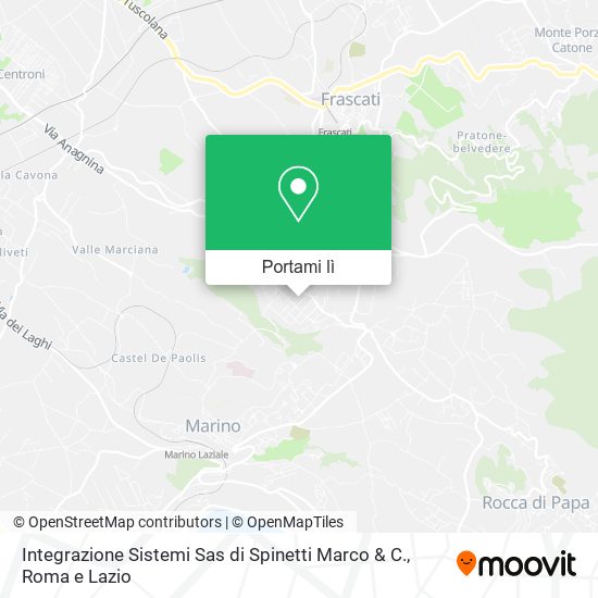 Mappa Integrazione Sistemi Sas di Spinetti Marco & C.