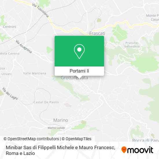 Mappa Minibar Sas di Filippelli Michele e Mauro Francesc