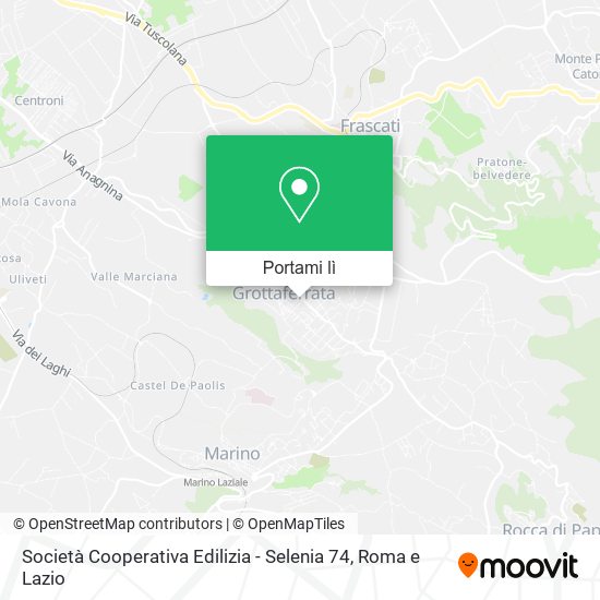 Mappa Società Cooperativa Edilizia - Selenia 74