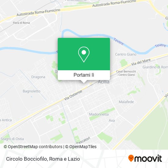 Mappa Circolo Bocciofilo