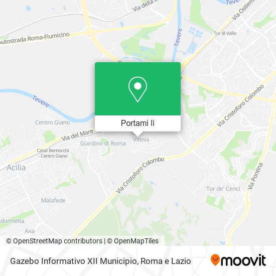 Mappa Gazebo Informativo XII Municipio