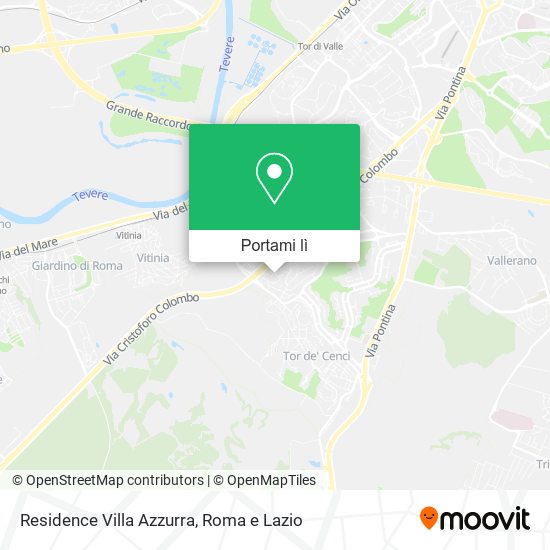 Mappa Residence Villa Azzurra