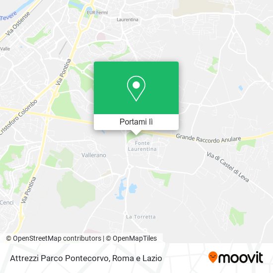 Mappa Attrezzi Parco Pontecorvo