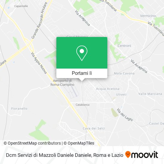Mappa Dcm Servizi di Mazzoli Daniele Daniele