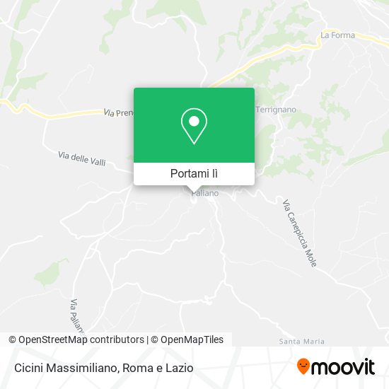 Mappa Cicini Massimiliano