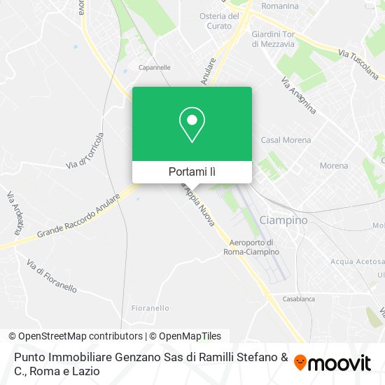 Mappa Punto Immobiliare Genzano Sas di Ramilli Stefano & C.