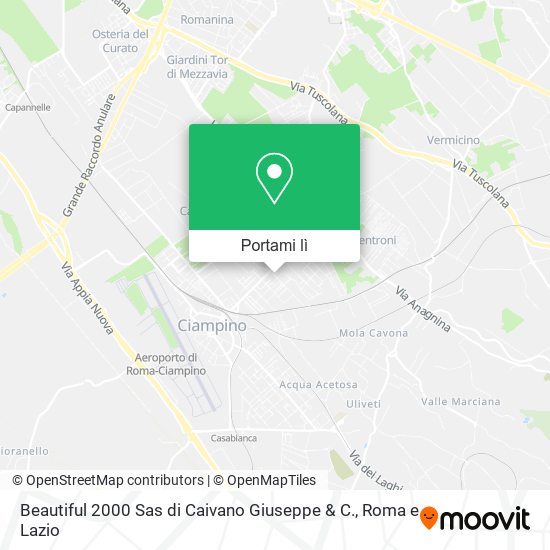 Mappa Beautiful 2000 Sas di Caivano Giuseppe & C.
