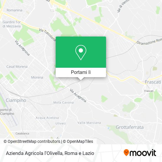Mappa Azienda Agricola l'Olivella