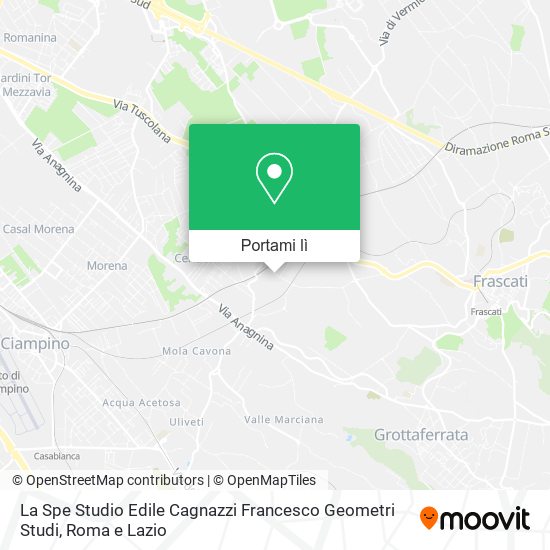 Mappa La Spe Studio Edile Cagnazzi Francesco Geometri Studi